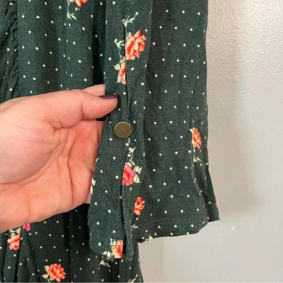 NWT Free People Women’s Celia mini dress Emerald Jewel combo size medium - Picture 5 of 12